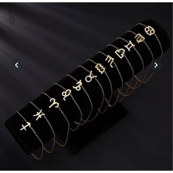 SCORPIO GOLD ZODIAC STAR SIGN HOROSCOPE NECKLACE - Picture 4 of 11